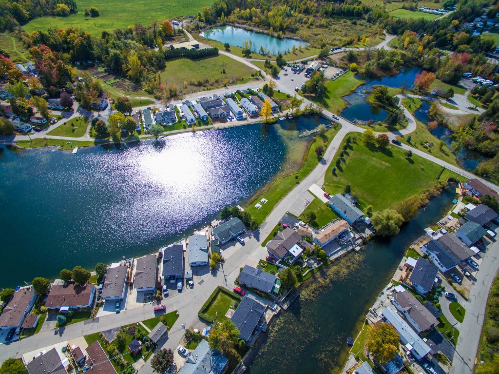 Mini Lakes Aerial View Video